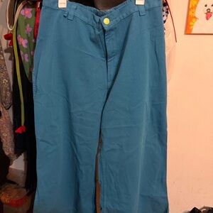 Big Bud Press Blue Bell Bottoms with Gold Button